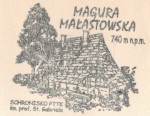 Schronisko górskie - Magura Małastowska, pieczęć pamiątkowa