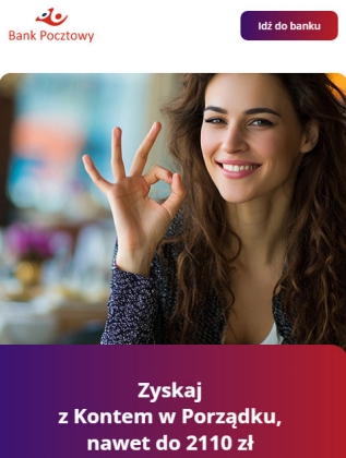 Bank Pocztowy - konto